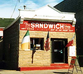 The Sandwich Shop on Liberty Avenue.