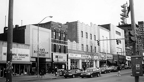 Art Deco shops on Penn Avenue.