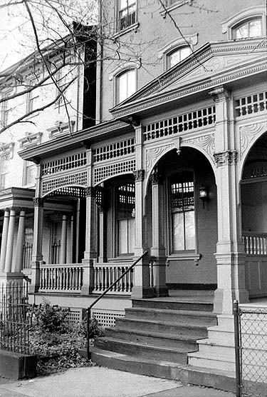 A Victorian porch