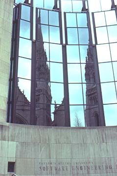 St. Paul's reflected in the Software Engineering Institute