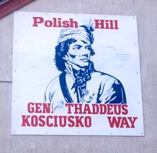 A sign in Polish Hill.