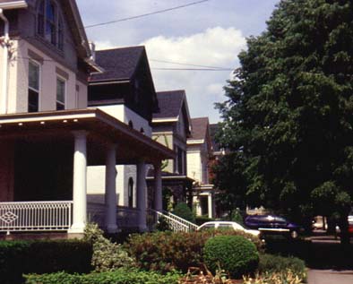 A residential street