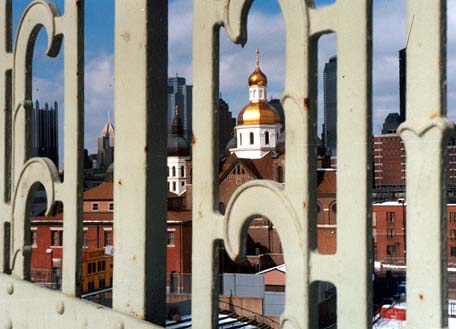 St. John the Baptist Ukrainian Catholic, seen from McArdle Roadway.